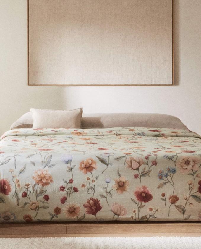 Housse de couette florale