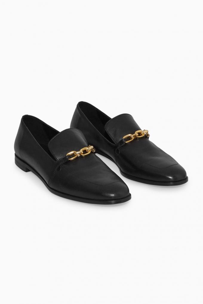 Leren loafers