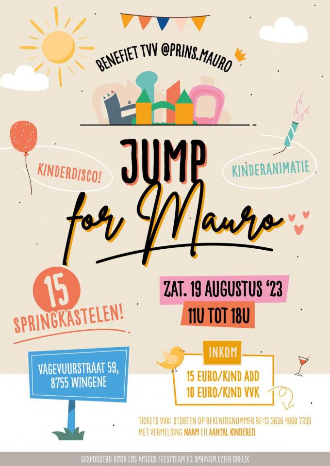 Affiche van het evenement in Wingene op 19 augustus