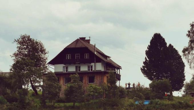 Gasthof Fernsicht ligt op meer dan 1.000 meter hoogte.