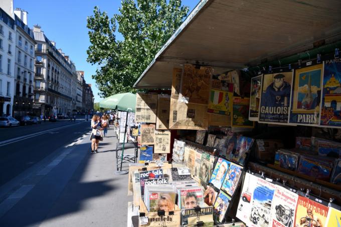 Les bouquinistes du bord de Seine menacés par les JO de Paris - Getty Images