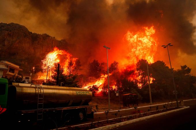 Grèce incendie