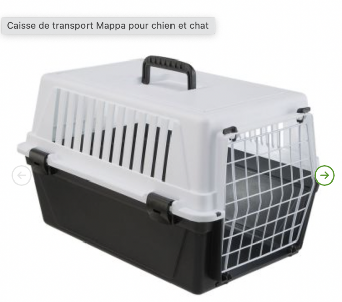 Une cage de transport 