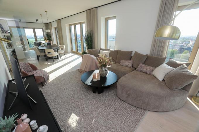 Modelappartement in fase één.