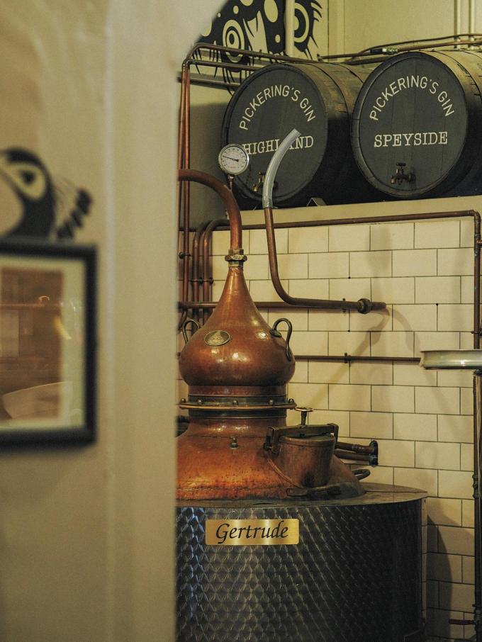La distillerie Pickering's, à Edimbourg.