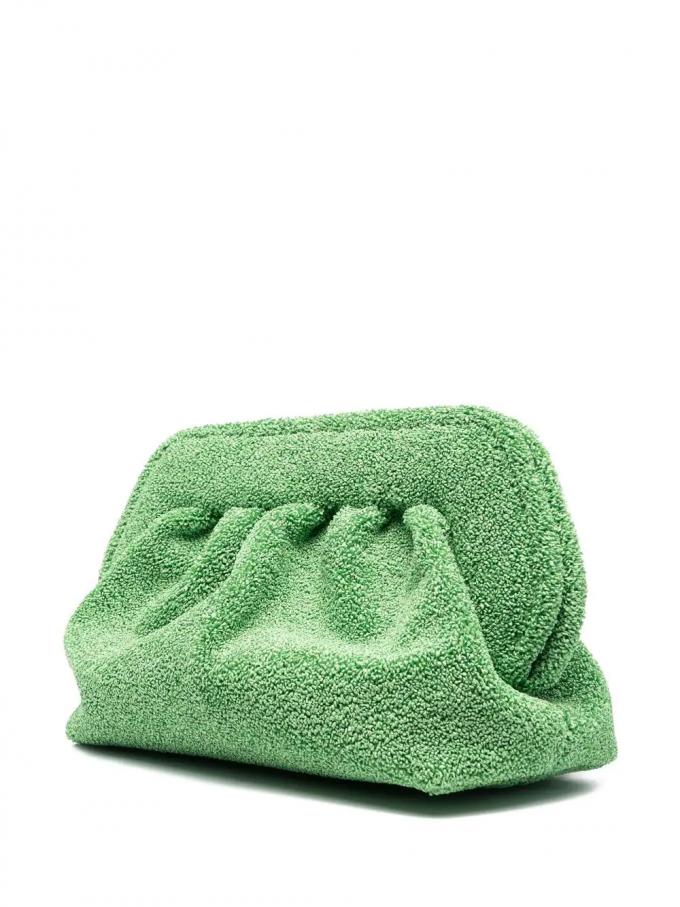 Groene clutch in badhanddoekstof