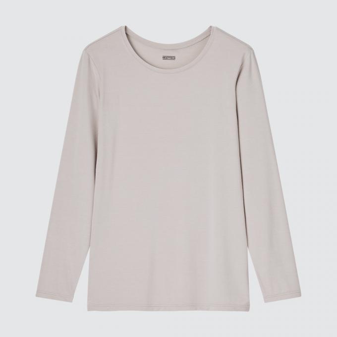 Heattech T-shirt met ronde hals