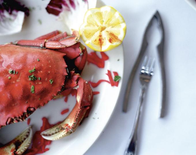 Le crabe de Dungeness est un incontournable de la cuisine californienne.