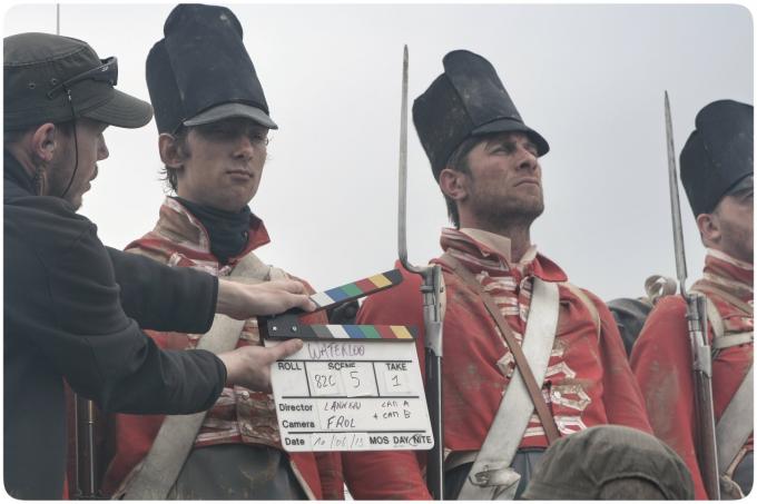 Stuntacteur voor de Franse film ‘Hougoumont’.