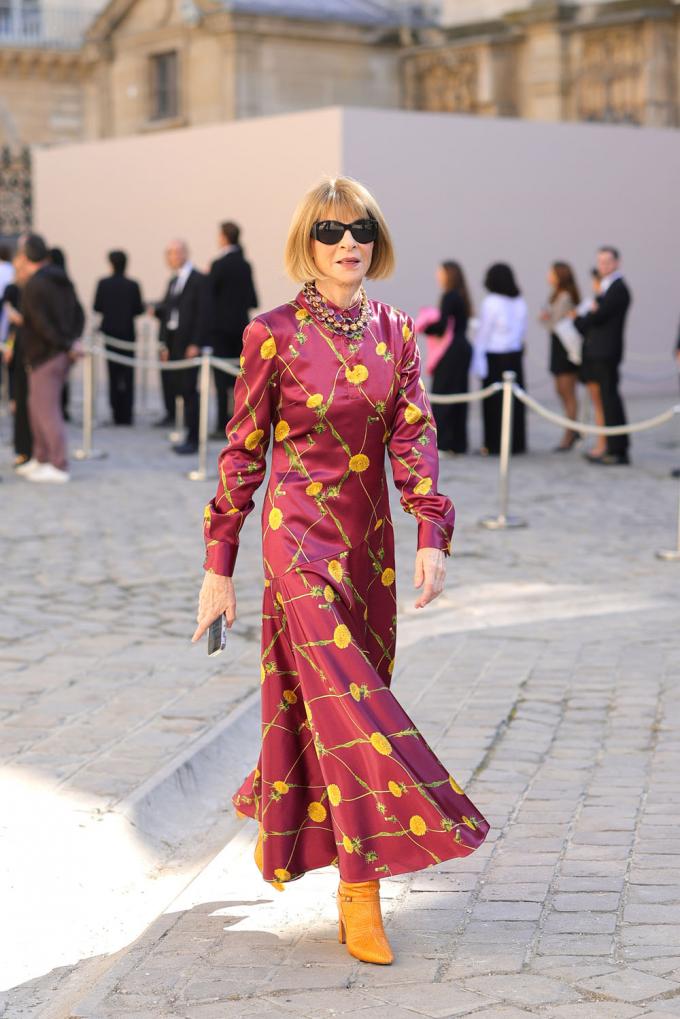 Anna Wintour bij Valentino.