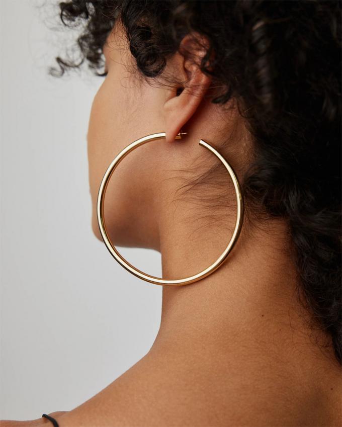 XL hoop earrings 