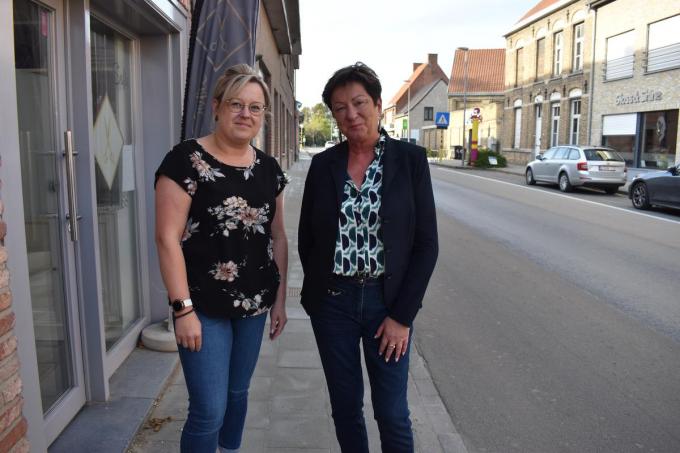 We zien links Sofie Devisschere en rechts Martine Verdonck.