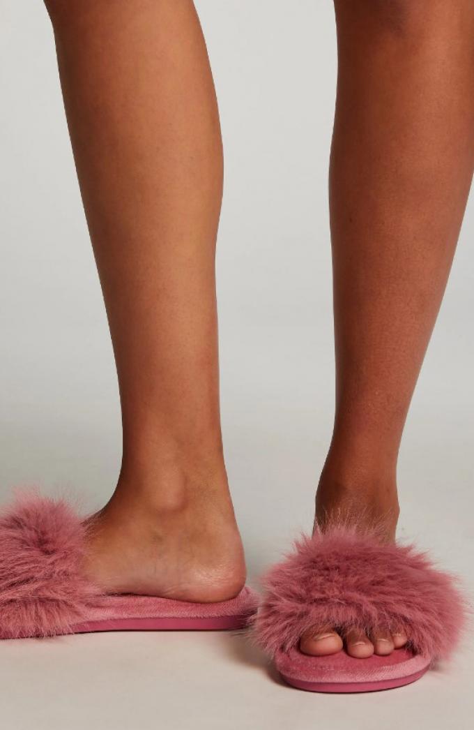 Roze slippers
