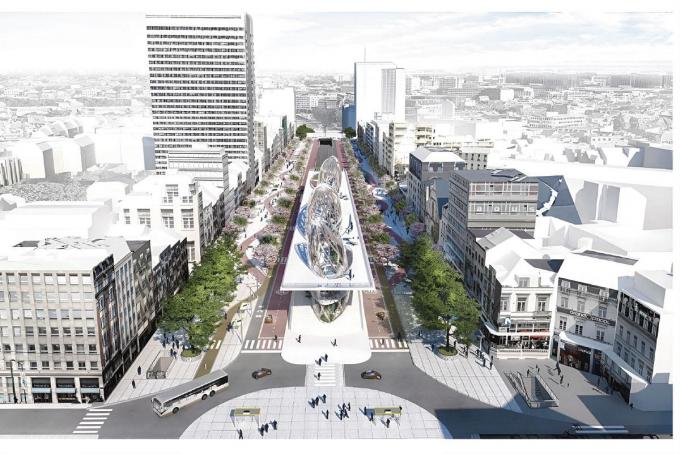 A Bruxelles, Pierre Lallemand veut réaménager le boulevard de Waterloo et l’avenue de la Toison d’Or.