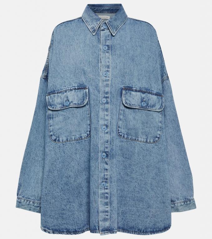 Oversized jeanshemd