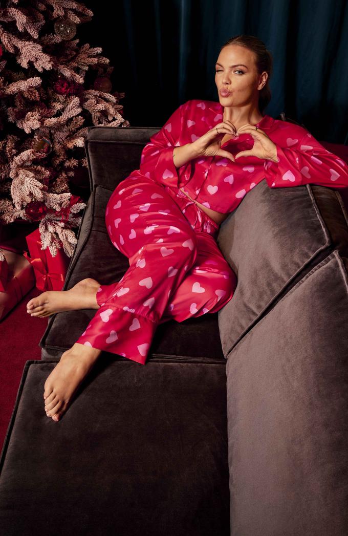 Satijnen pyjama 