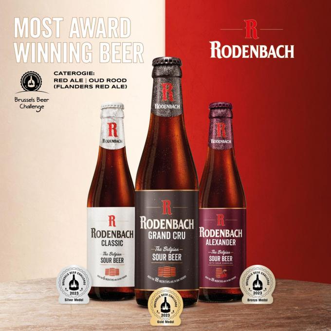 brouwerij rodenbach aan de haal met brons zilver én goud op brussels