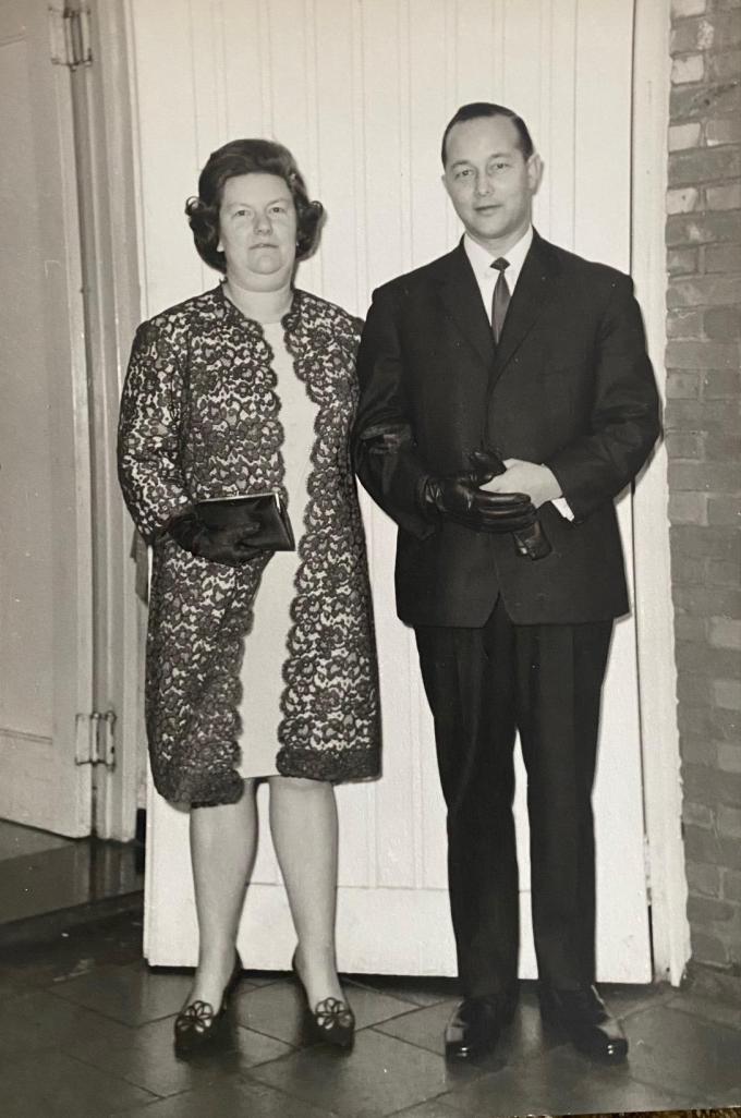 Emma en Leopold trouwden in 1948.