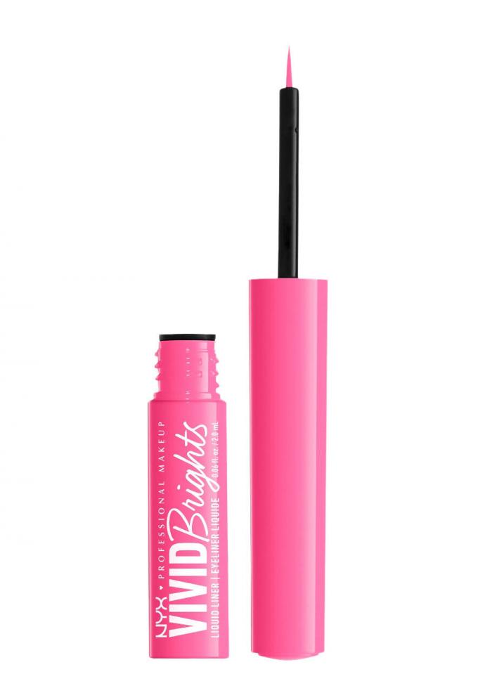 Vivid Bright Liner « Don’t Pink Twice » de NYX ­Professional Makeup, (7,95 €, Zalando)