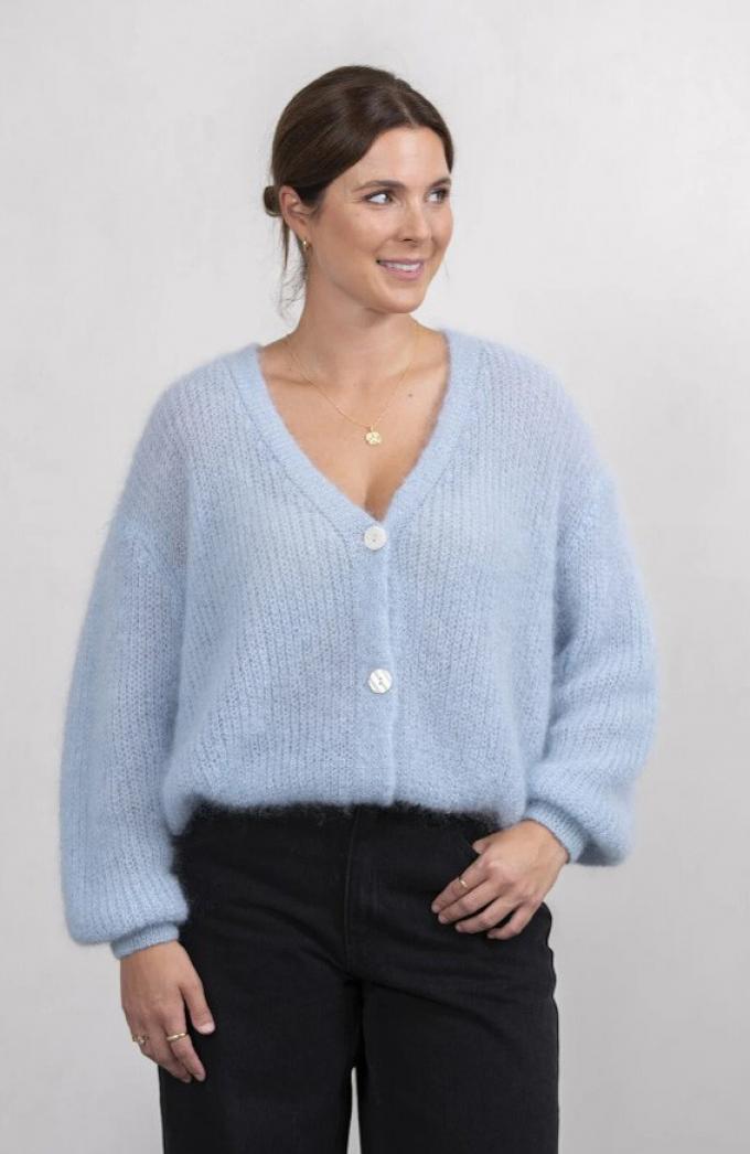Een zachte cardigan