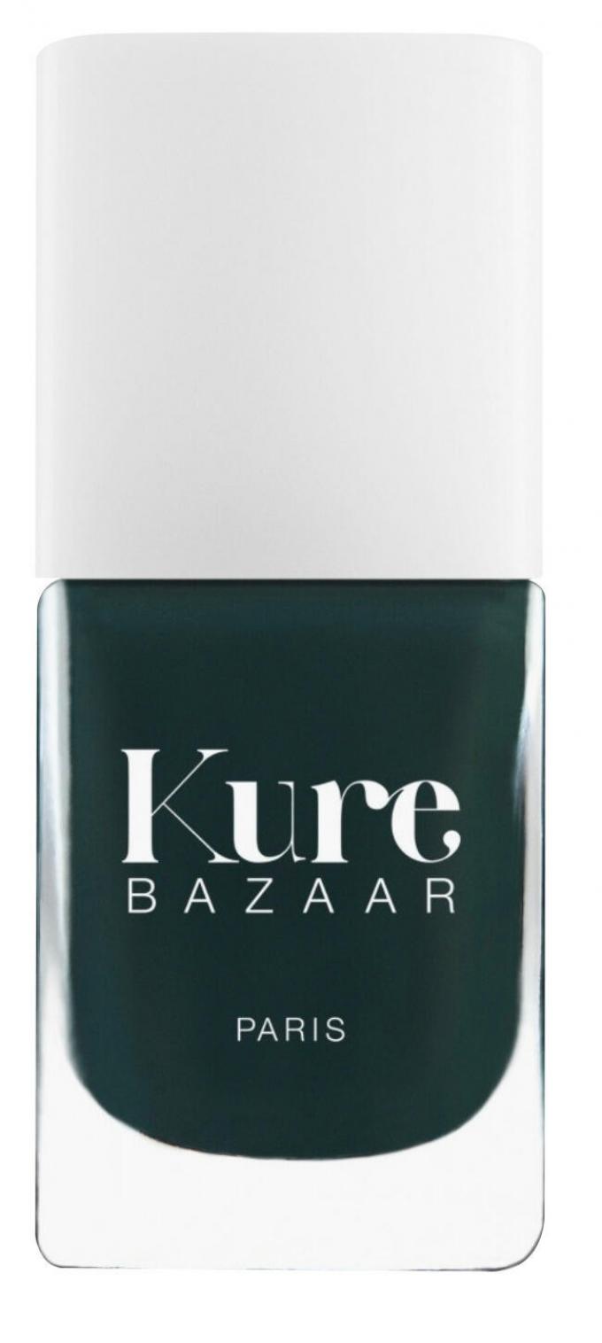 Vernis à ongles vert noir “Kale” de Kure Bazaar