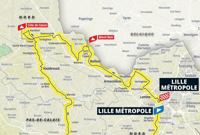 Jammer maar helaas: de Tour van 2025 mist West-Vlaanderen op amper 50 meter (!)