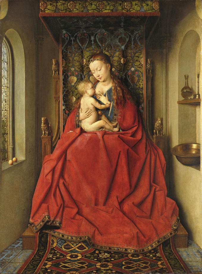 Jan van Eyck, Lucca Madonna (ca. 1437).