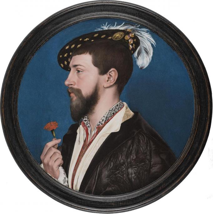 Hans Holbein de Jonge, Portret van Simon George van Cornwall (ca. 1535-1540).