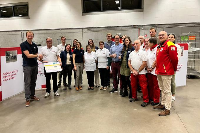 JCI Menen-Wevelgem steunt Rode Kruis