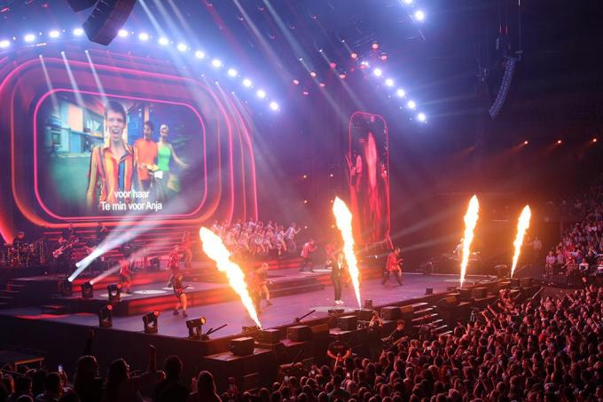 De vonken spatten er letterlijk vanaf in het Sportpaleis