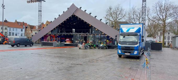 Het Warmste Huis krijgt vorm op ‘t Zand in Brugge.