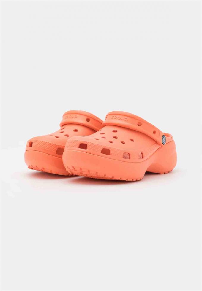 Crocs in 'Papaya' 