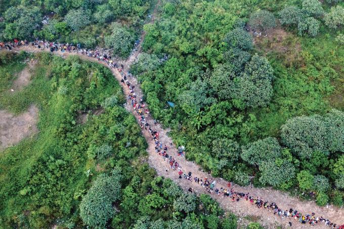 La jungle du Darién couvre quelque 26 000 km2, soit un peu moins que le territoire de la Belgique.