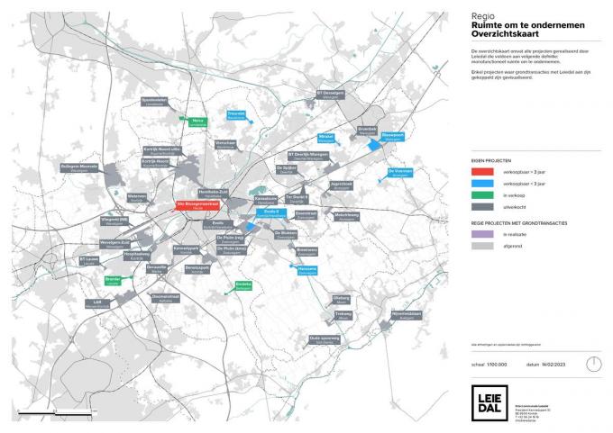 Een overzicht van de projecten van Leiedal in Zuid-West-Vlaanderen