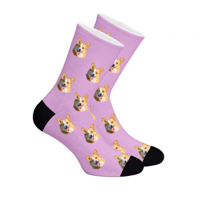 Chaussettes personnalisées avec la photo de votre animal 