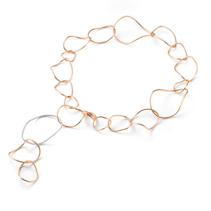 Ketting in rosé goud