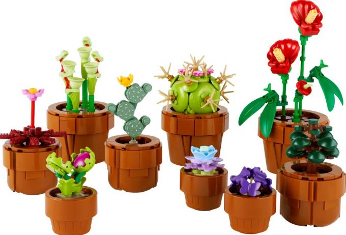 Un set de plantes miniatures Lego