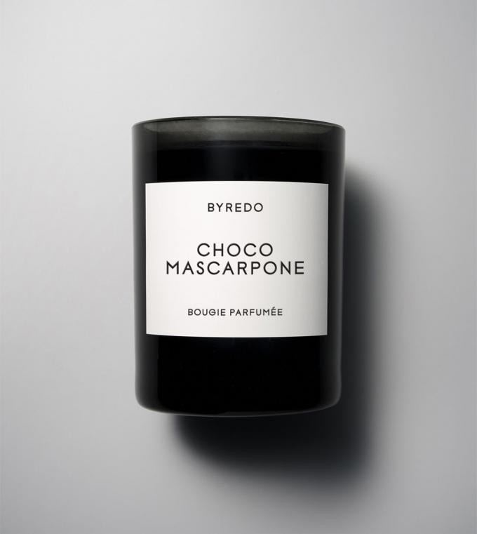 'Choco Mascarpone' met geroosterde koffiebonen en hout 