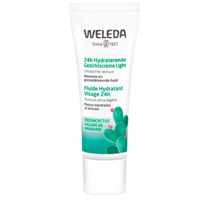 La crème hydratante visage de Weleda 