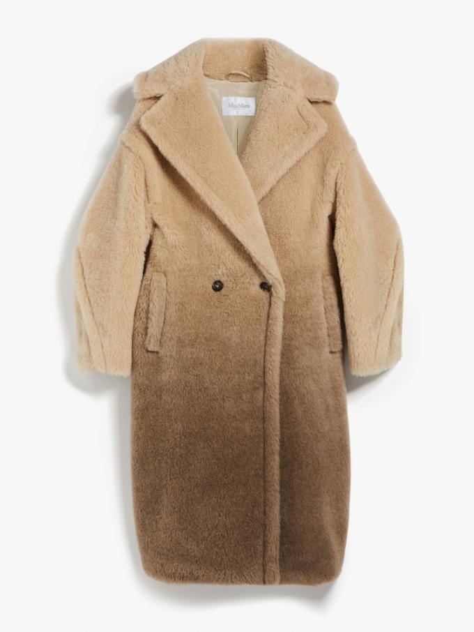 Teddy Bear Icon Coat in ombré