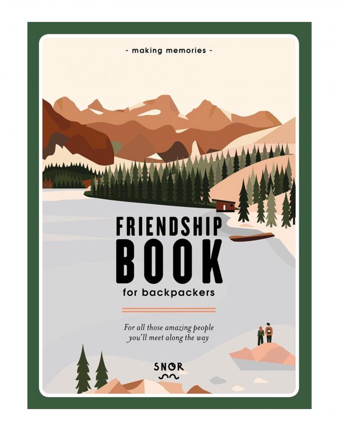 Friendship Book for backpackers