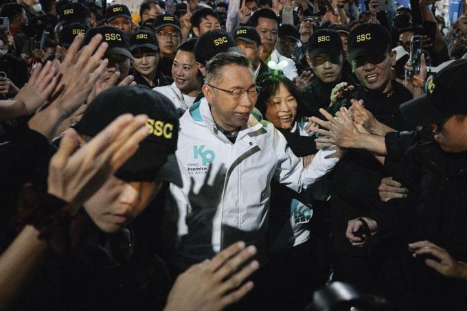 Ko Wen-je, le candidat du Parti populaire taïwanais fondé en 2019, est l’outsider du scrutin.