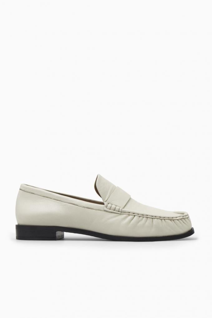 Leren loafers 