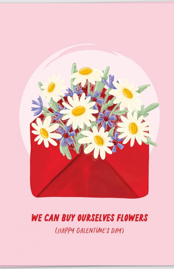 'We can buy ourselves flowers' 