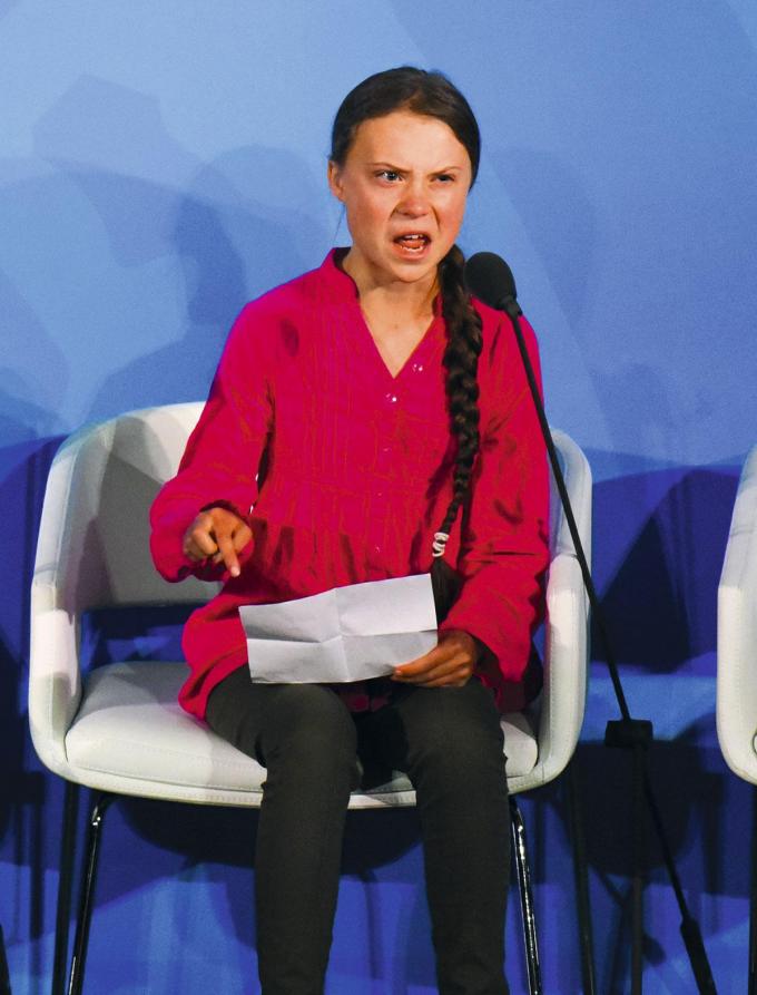 Greta Thunberg, à la tribune de l’ONU, en 2019, a contribué à répandre l’eco-shaming: «Comment osez-vous? Nous vous surveillerons!»