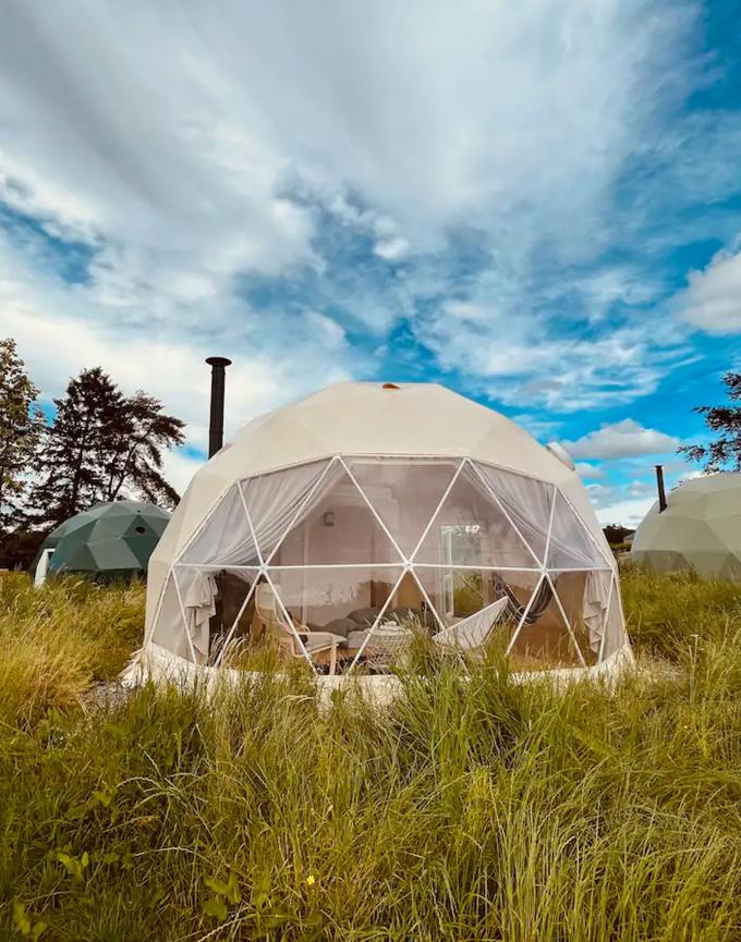 Glamping-koepel in Sivry-Rance