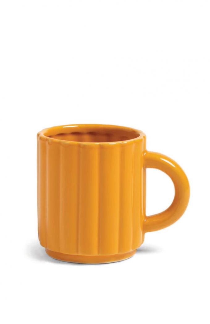 Oranje mok ‘Tube’ (12 x 8,5 x 9,5 cm)