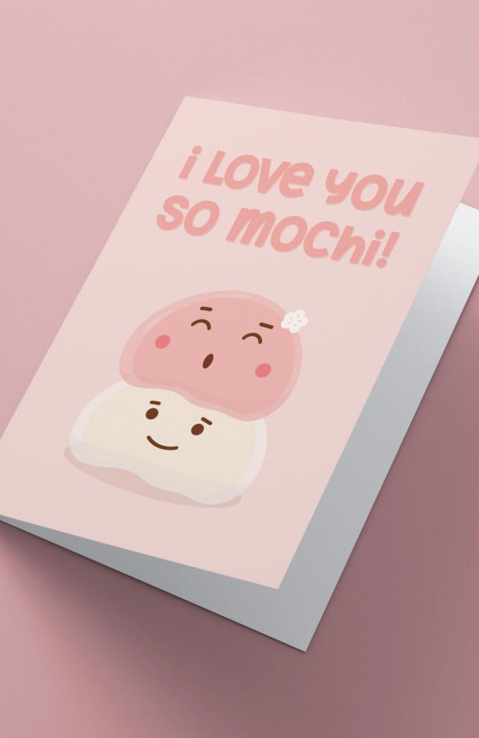 'I love you so mochi'