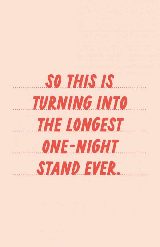 'Longest one-night stand ever'