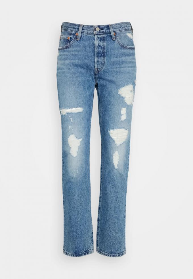 Distressed 501 jeans 